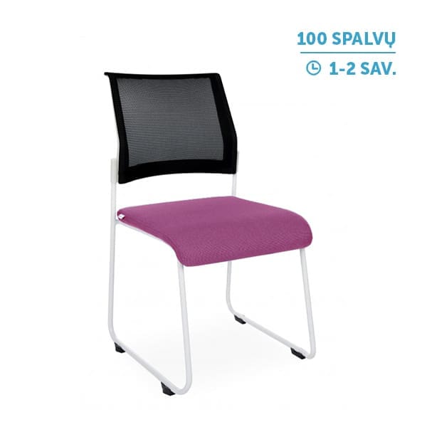 Lankytojų ir posėdžių kėdė REDE white